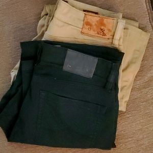 2 pair of Heritage slacks 32/32